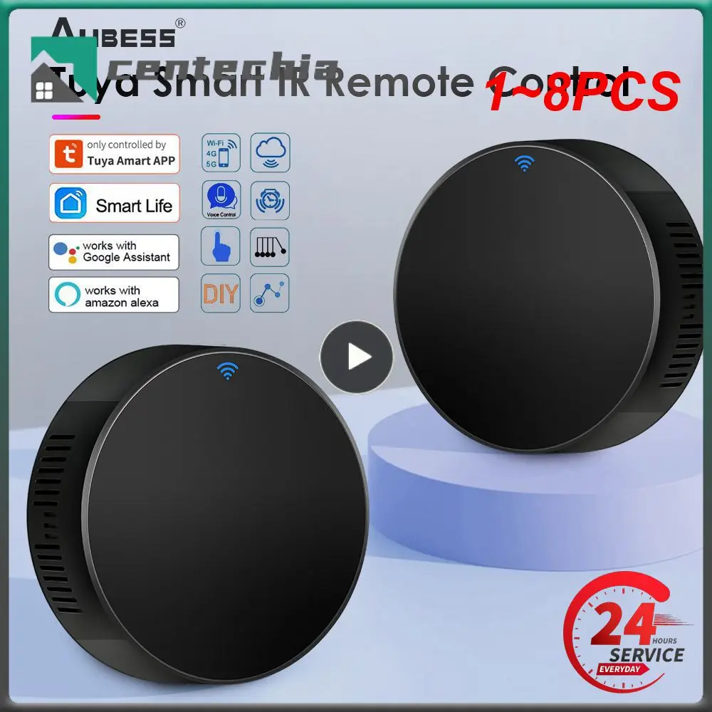 

1~8PCS Tuya IR Smart Remote Control Smart WiFi UniversalSmart Home Gadgets Control For TV DVD AUD Alexa Home Smart Life