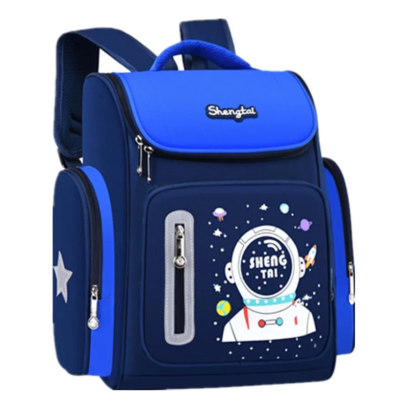 5-piece Set Astronaut Children Large Backpacks New Cartoon Girl Boy Students Cute School Tutorial Bags Pen Bag Kids Water Cup