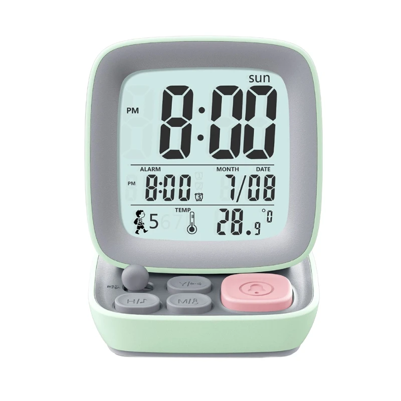 

Настольные часы с таймером для детей и студентов, большой экран, цифровой дисплей с подсветкой, обратный отсчет, Громкий будильник для управ...