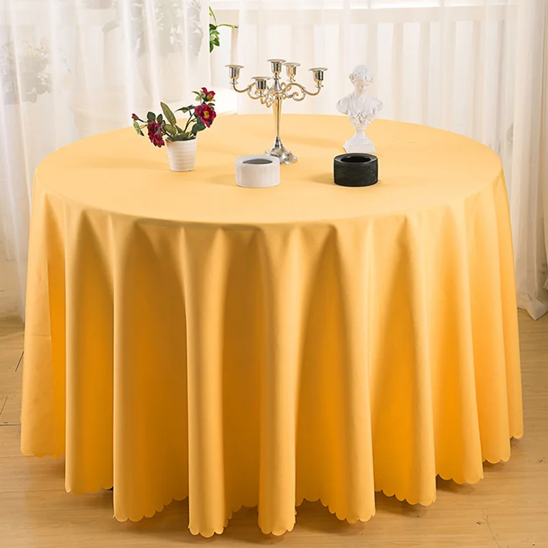 

2022 square cover pure color table cloth round table cloth_AN1743