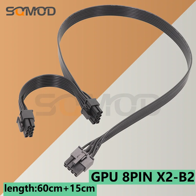 

PCIe 8Pin to 8Pin GPU Cable For Seasonic PRIME GX/PX/TX/Snow Silent/Gold/Platinum 1300W, 1200W, 1050W, 1000W, 850W, 750W, 650W