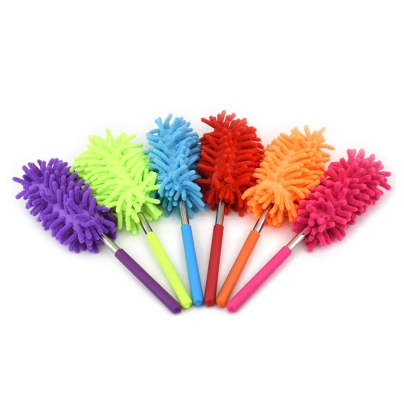 

Chenille Duster for Cleaning, Telescopic Washable Dusters Extendable Pole, Detachable Cleaning Brush Tool for Office