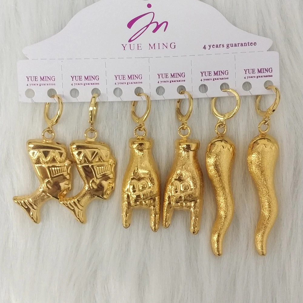 

3 Pairs Earrings For Women Ear Bone Earrings Gold Color Tiny Earrings For Girls Wedding Party Accessories