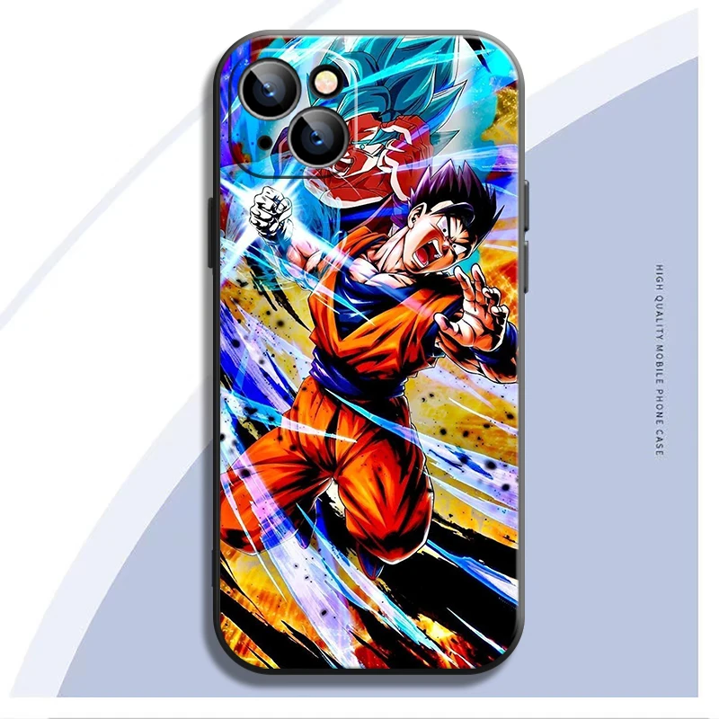

Dragon Ball Cartoon Anime For iPhone 12 11 13 Pro MAX 13 12 Mini 6 6S 7 8 Plus SE 2020 X XR XS MAX Phone Protect Case Silica Gel