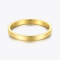 enfashion simple basic rings for women gold color stainless steel minimalist light ring 2020 fashion jewelry anillos mujer r4073