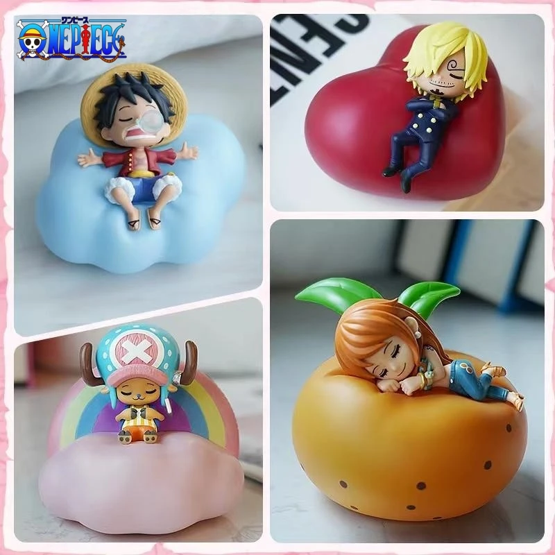 

One Piece Anime Sweet Dream Series Blind Box Night Light Luffy Zoro Nami Sanji Chopper Figures Led Ornament Surprise Toys Gift