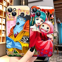 japan anime one piece phone case for iphone 12 13 11 pro max 6 6s 7 8 plus x xs xr mini se 2020 coque liquid silicon soft