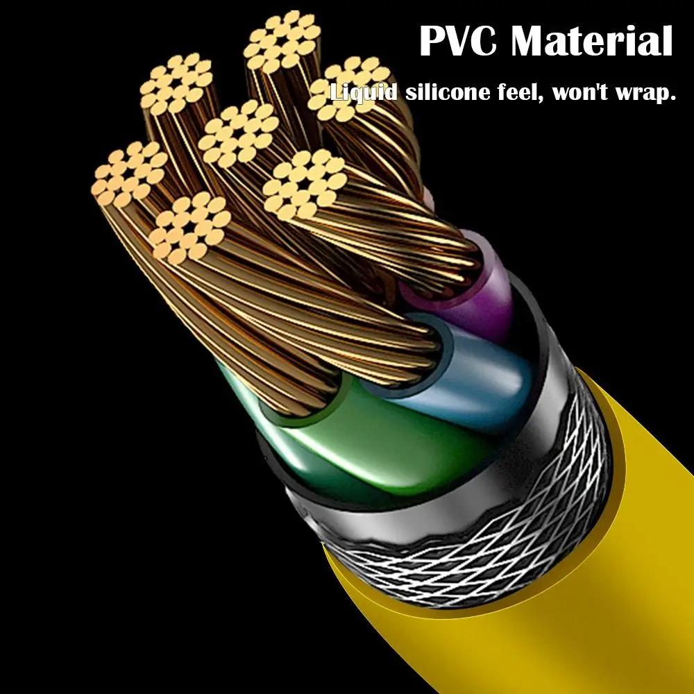 PD 100W USB 3.2 Type-C кабель 20 Гбит/с весна быстрая передача данных универсальный OTG