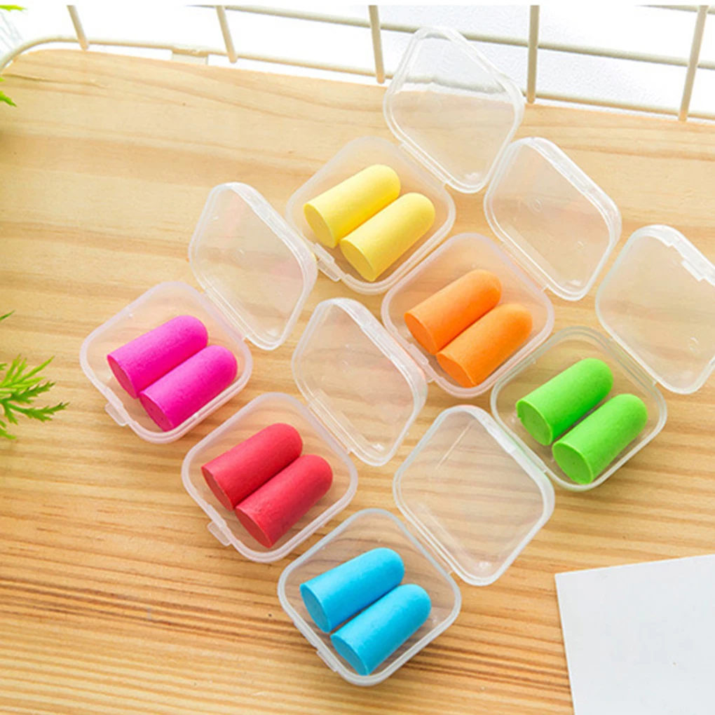 

1 2 3 5 Pack of 10 Travel Sleep Rest Aid Reusable Noise Proof Prevention Soundproof Earplugs Insulation Protector Relax Car