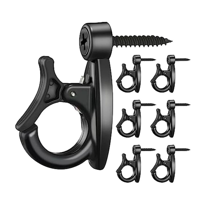 

24 Pcs Screw In Hooks For Hanging String Lamp, Wire, Plants Pot, Patio Fairy Light Cord Holder