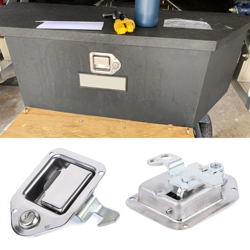 

Truck Tool Box Stainless Steel Toolbox Lock Trailer Door for Truck