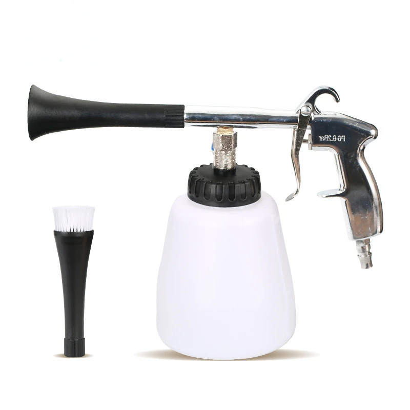 

Car Dry Cleaning Gun High Pressure Washer Water Gun Tornado Interior Dry Cleaning With Brush For Car Wash Cleaning Tools
