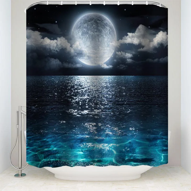 

Waterproof Polyester Kids Shower Curtain Home Bathroom Decoration