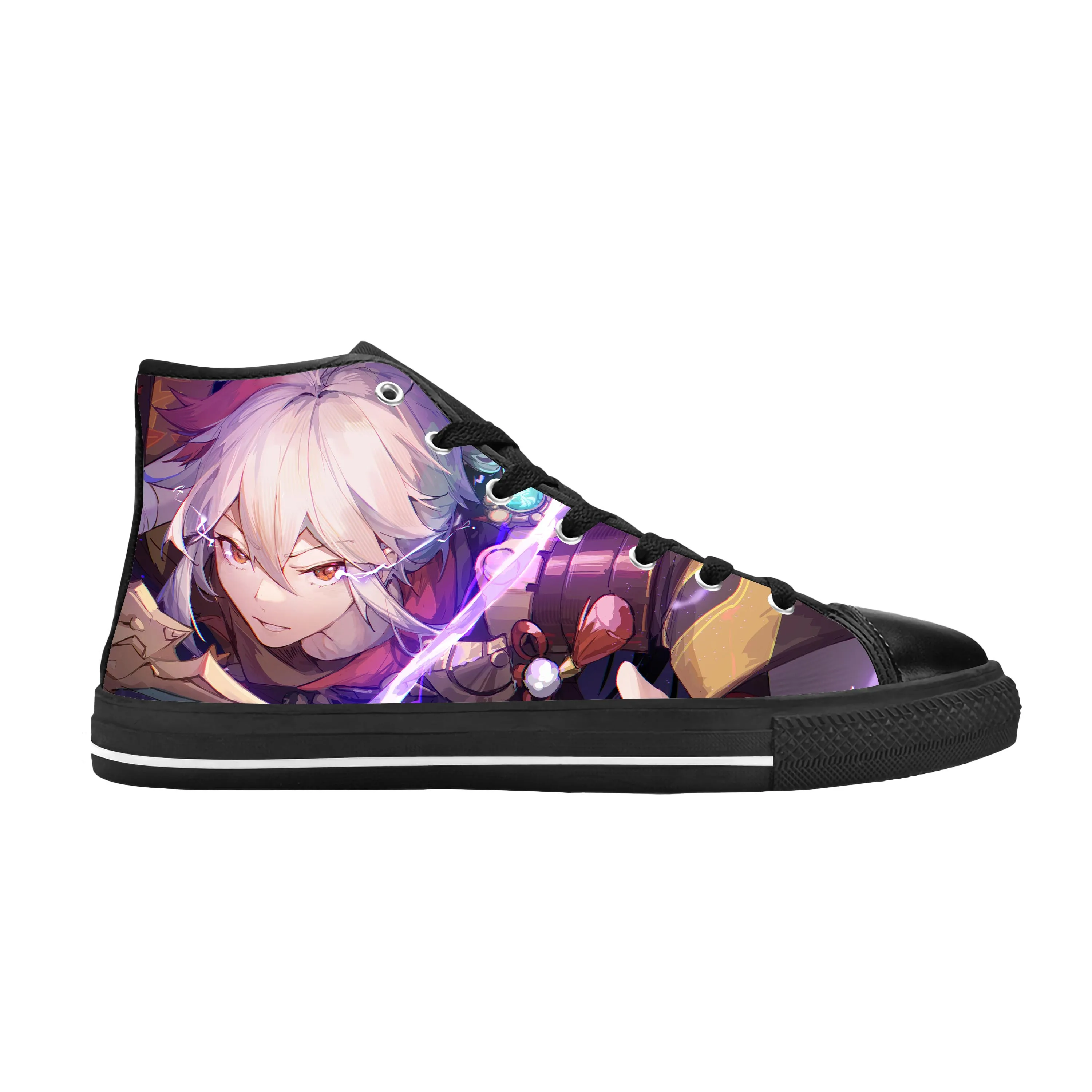 

Anime Manga Game Genshin Impact Kaedehara Kazuha Casual Cloth Shoes High Top Comfortable Breathable 3D Print Men Women Sneakers