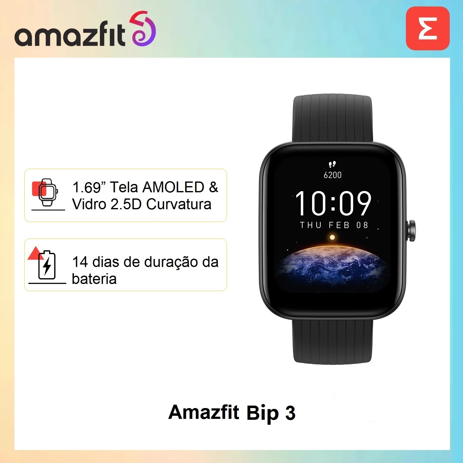 

Смарт-часы Amazfit Bip 3 с цветным экраном, водостойкие до 5 АТМ, 61 + спортивный режим, Смарт-часы для Android, iPhone