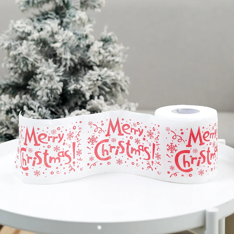 Рождественские украшения Рождественская туалетная бумага ткань в стиле отца