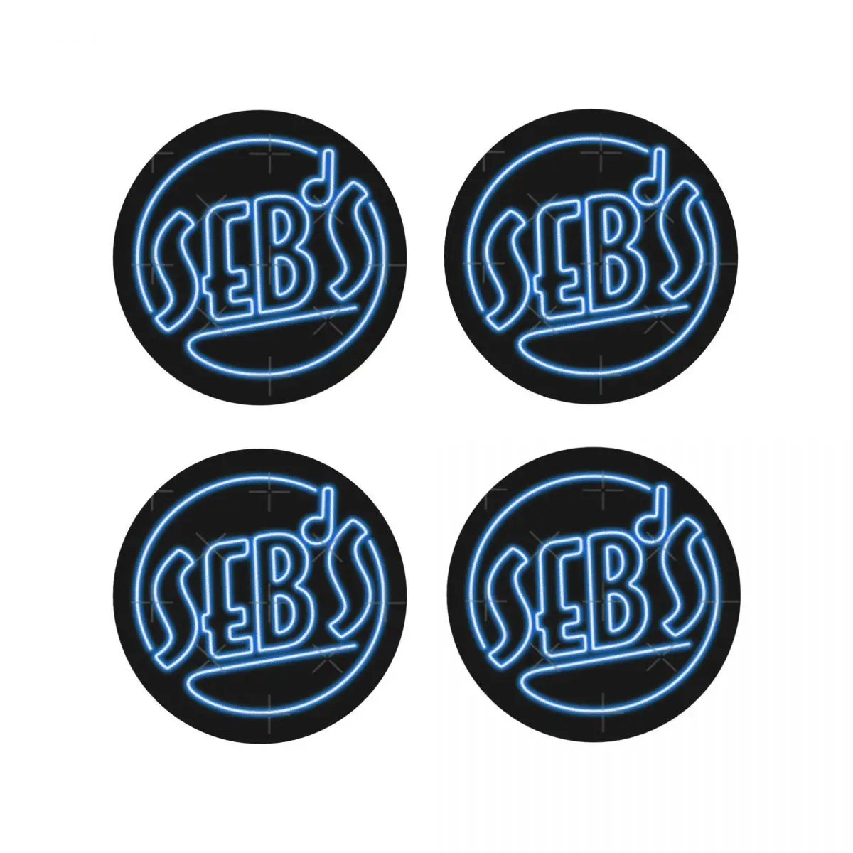 Seb S - La Land Кожаные подставки для кухонного бара (4 шт. в упаковке)