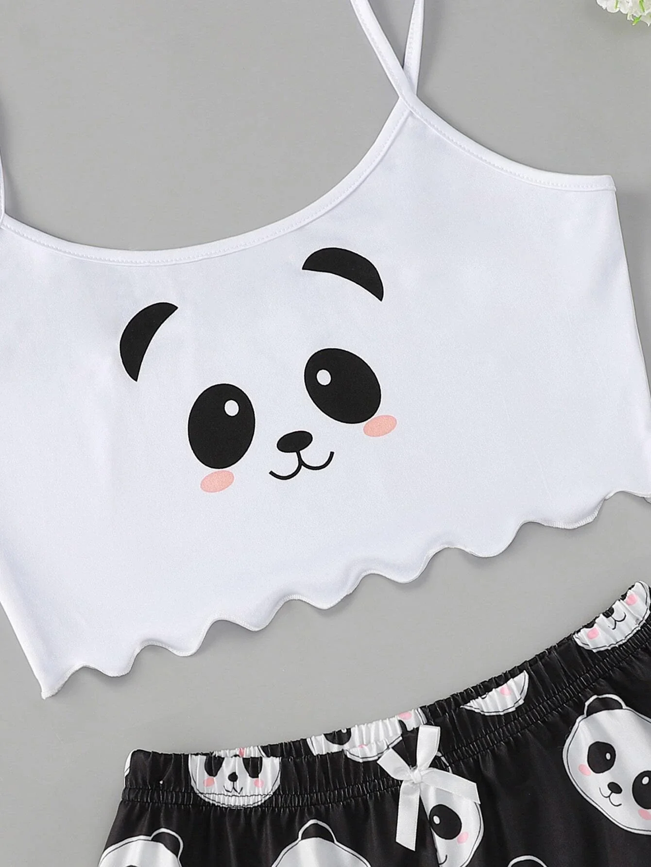 

2022 new Graphic Tee & Shorts PJ Set Women's Sleepwear Sexy