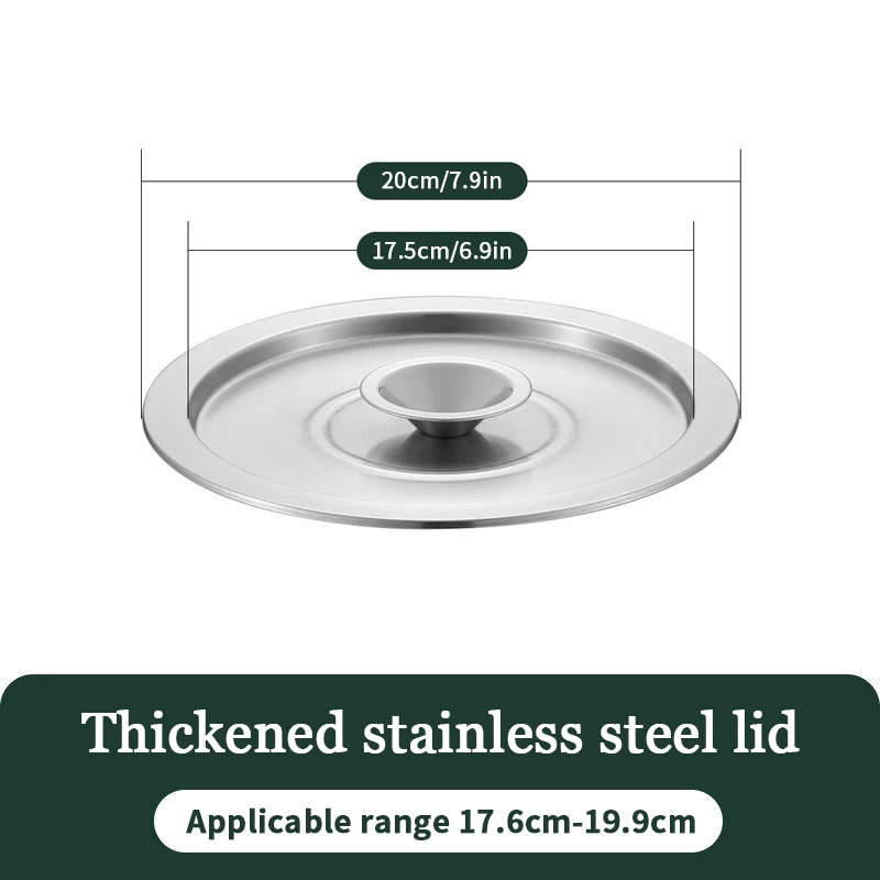 

Крышка для вока Fypo из нержавеющей стали 20/22/24 см