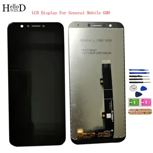 Imported Mobile LCD Display For General Mobile GM8 LCD Display Touch Screen Sensor Digitizer Panel LCDs Phone