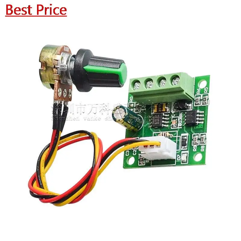 

50Pcs/lot Dc Motor Speed Controller Module 1.8v 3v 5v 6v 12v Pwm Motor Speed Controller 2a Current Regulator 1803bw