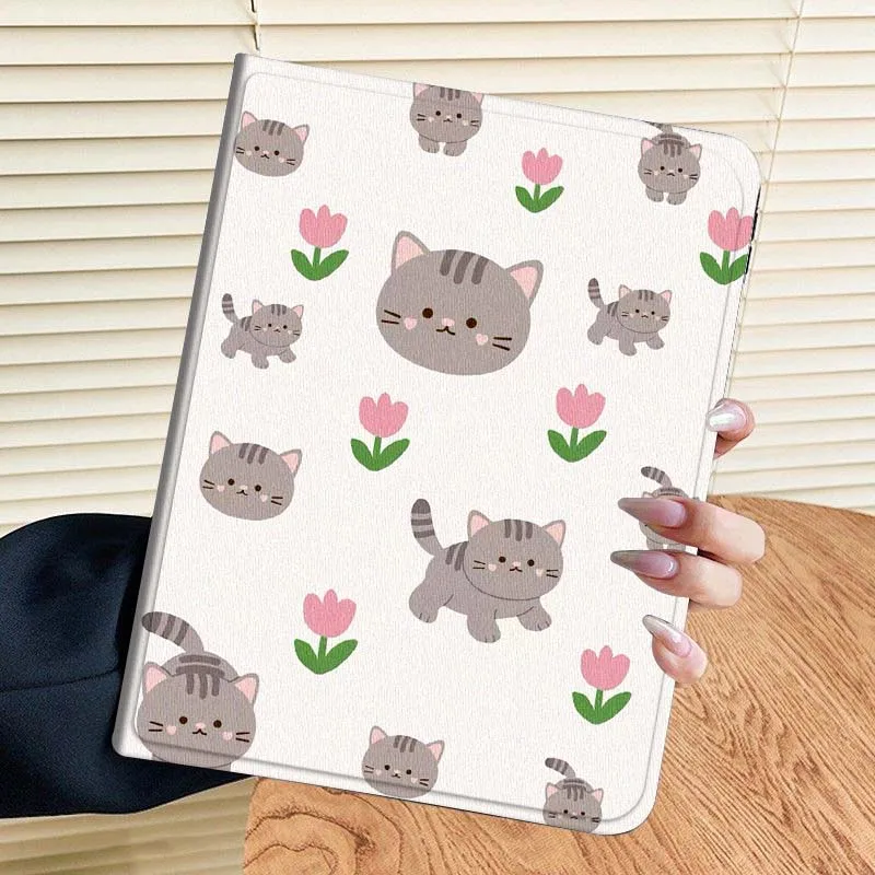 Модный чехол с аниме-котиком для планшетов Huawei MatePad Pro Air 12 X, Honor Pad 8, V8, 9, 13, GT, GT2, 3, 12.6, 13.3 дюйма (art.: 3920d8fb84841) - 3920d8fb84841