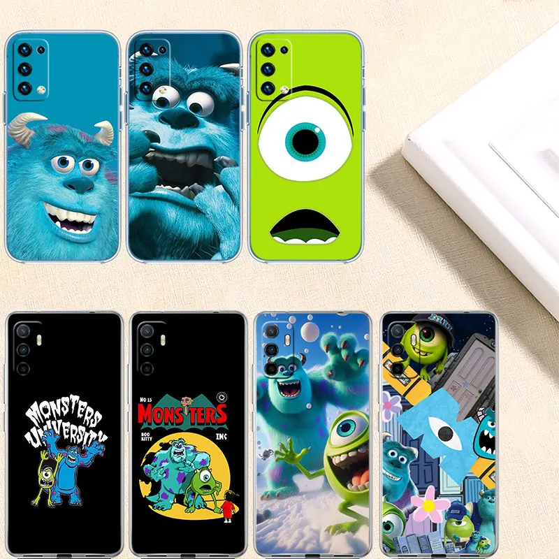 Фото Прозрачный чехол для телефона ED30 Monsters Inc Sullivan для Motorola Moto Edge 20 30 40 50 S30 Fusion Ultra Pro Neo Lite №4