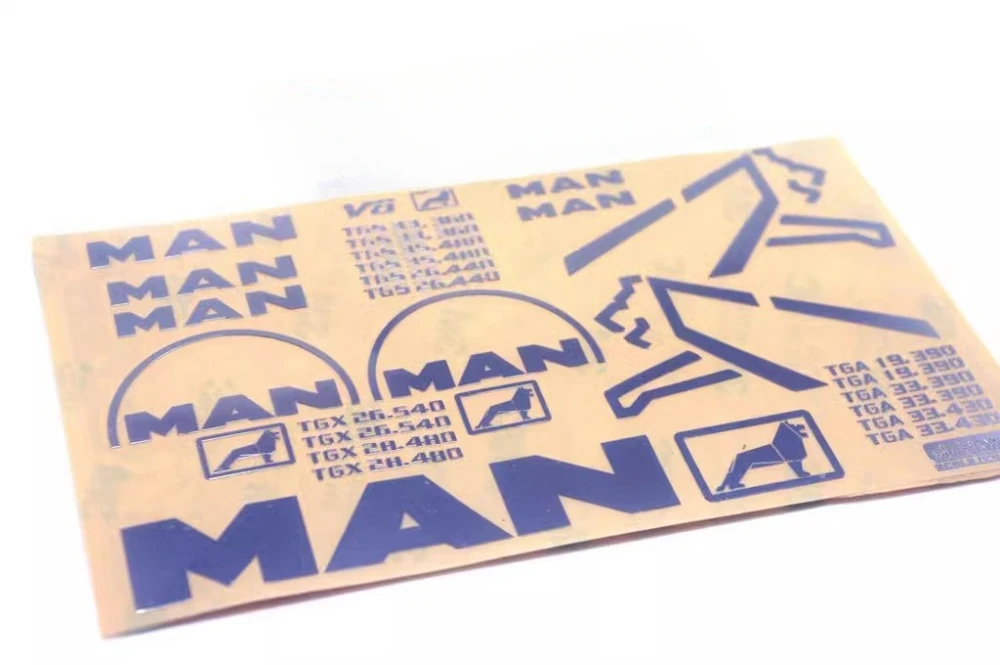 Масштаб 1/14 наклейки на кузов/наклейки для тяговых грузовиков Tamiya MAN TGX 1 14