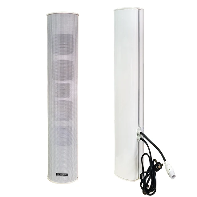 

TCP/IP/SIP Protocol Emergency Paging Broadcast Call 60W Waterproof Outdoor Indoor IP Wall Mount Network Column Array Speaker