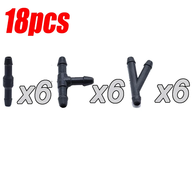 

18/36 шт., Y-образные соединители для омывателя лобового стекла