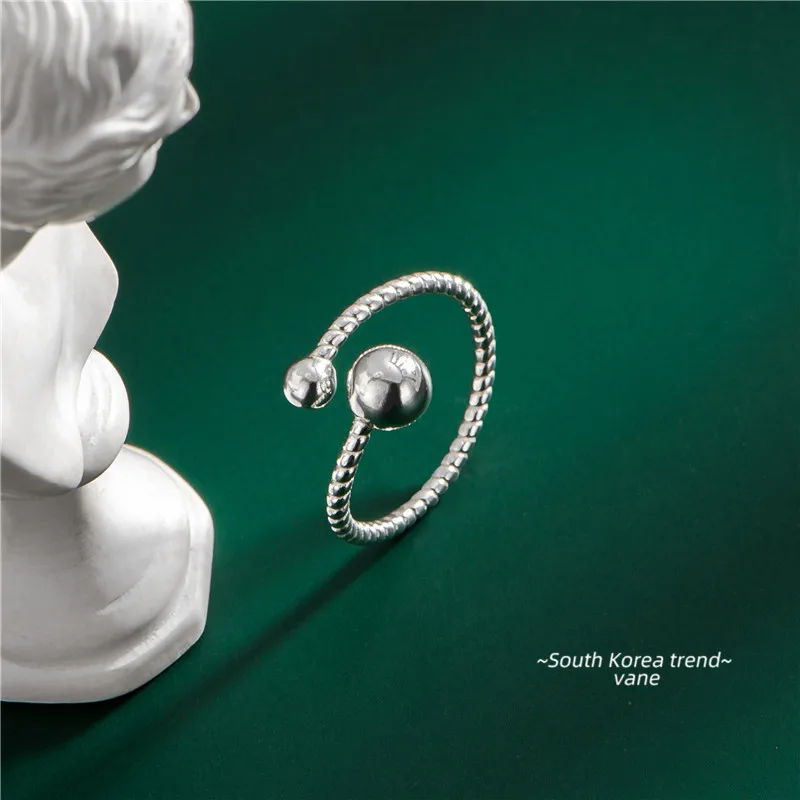 

Высококачественные модные широкие Открытые Кольца из стерлингового серебра 925 пробы