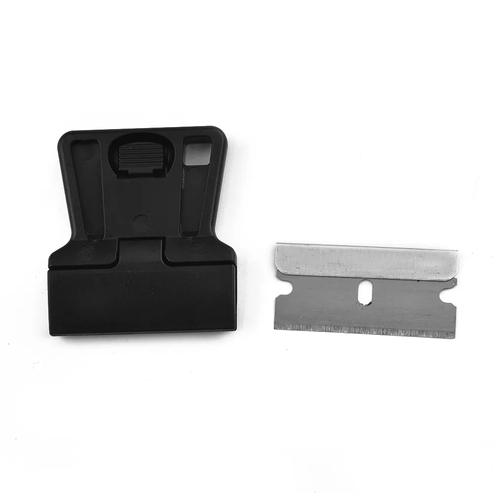 

1PC Single-edged Scraper With Blade Plastic Handle For Removing Stickers From Car Plastic Glass Shop Casement Windows