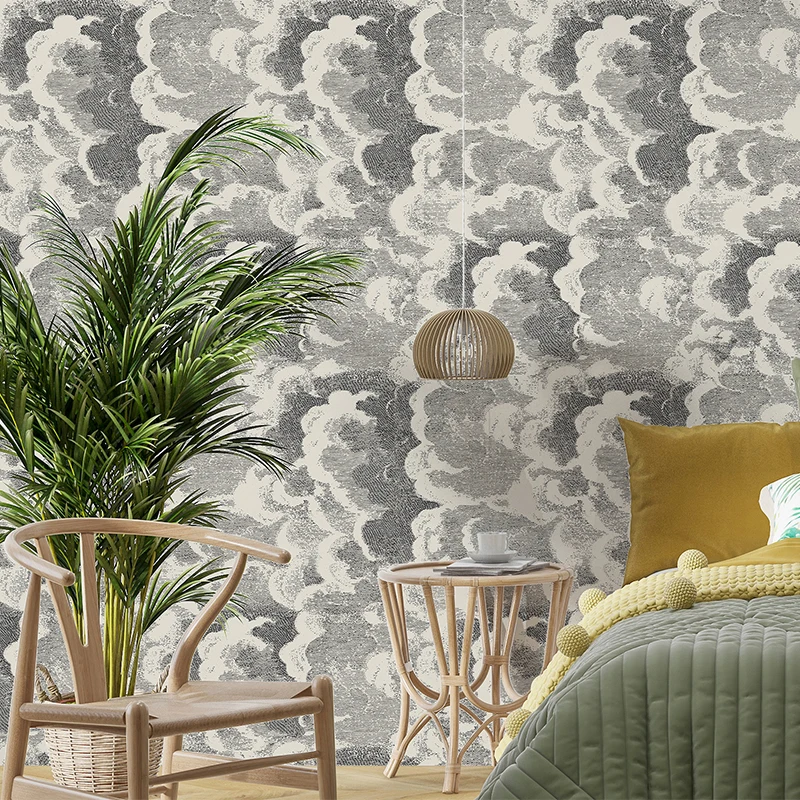 Объемная Фреска Zeeko с изображением облаков домашний декор холщовая ткань