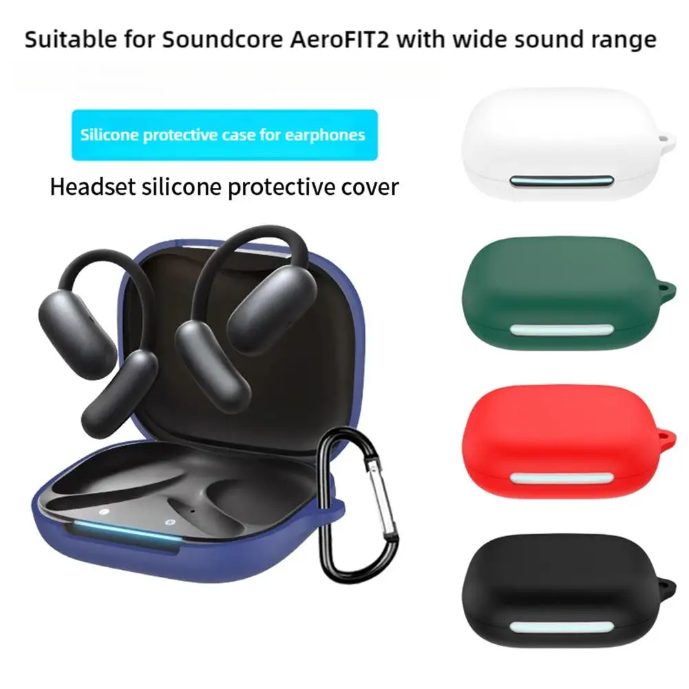 Силиконовый чехол для наушников Anker Soundcore AeroFit 2 пылезащитный защитный с защитой