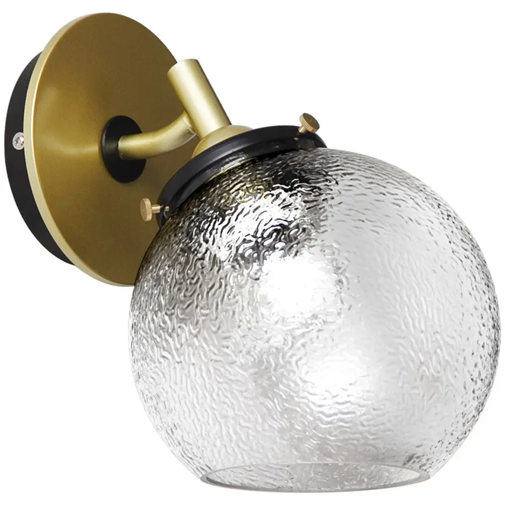 

Простой современный настенный светодиодный светильник в скандинавском стиле лофт Железный стеклянный круглый шар бра для гостиной прикроватный настенный светильник домашний декор Luminaria