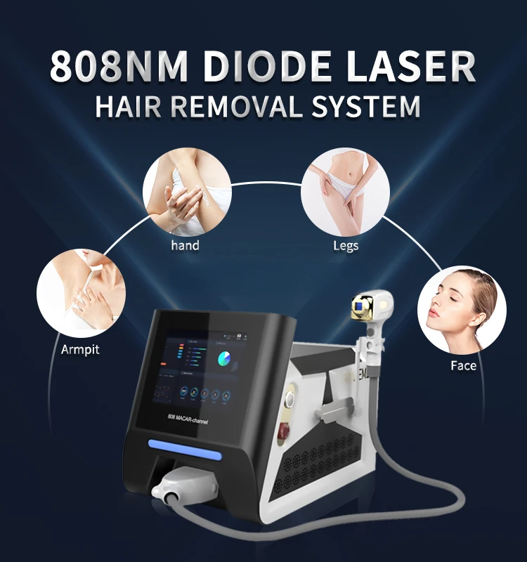 

2023 NEW laser diode professional hair removal 755 808 1064nm Painless Permanent Skin Rejuvenation Best Hair Removal Results