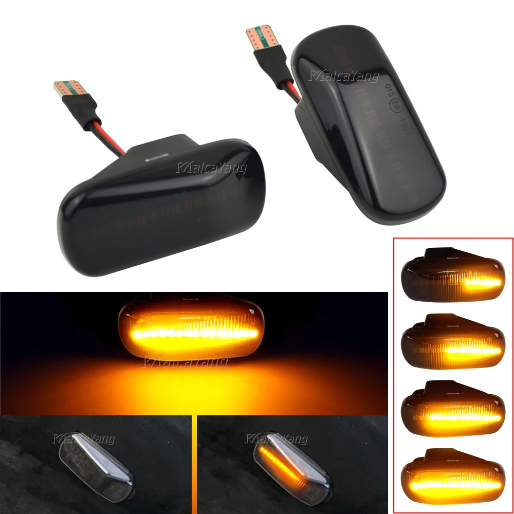 

2pcs Led Dynamic Side Marker Turn Signal Light For Honda Stream S2000 CR-V HR-V Civic City Fit Jazz Accord Repeater Signal Light