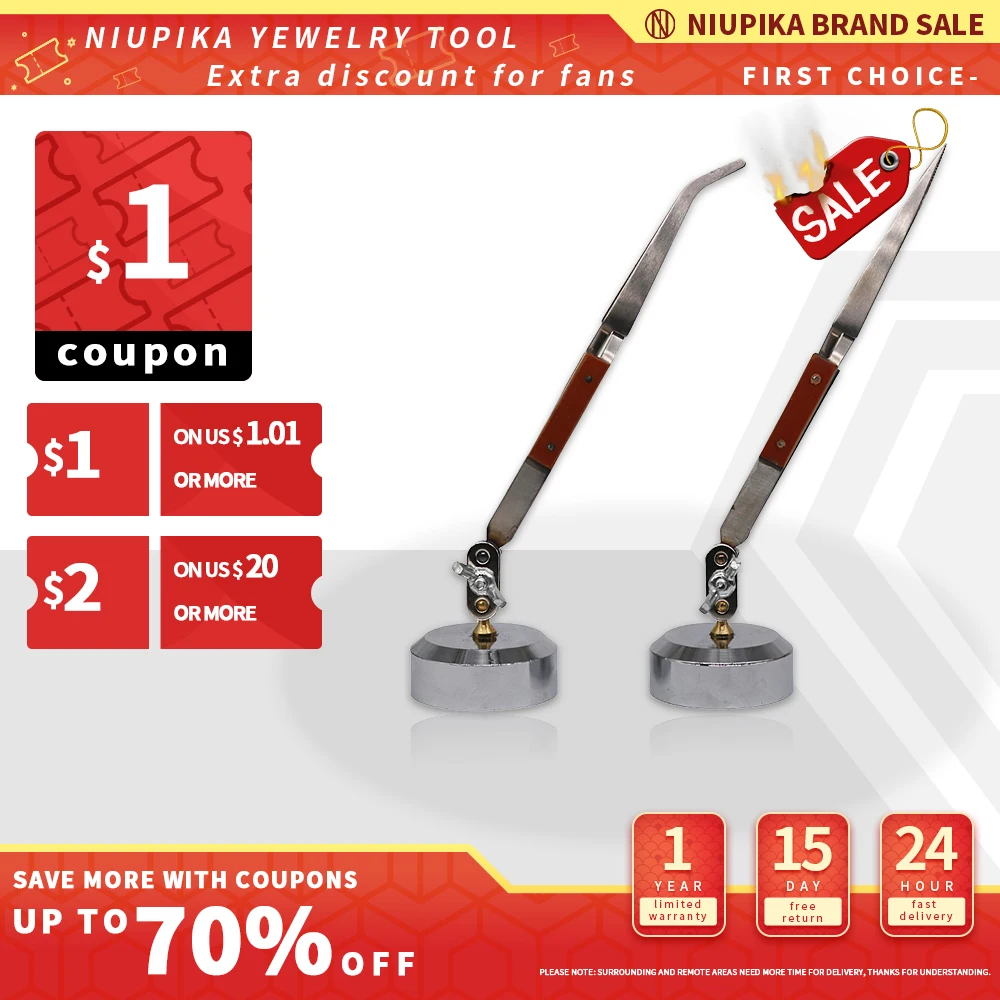 

Third Hand With Tweezer Cross Lock Soldering Tool Multi-directional rotation Welding auxiliary clip Jewelry making tools