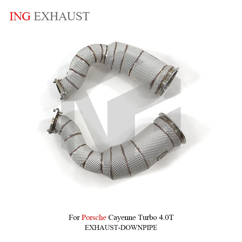 Выхлопная каталитическая труба для Porsche Cayenne 9Y0 4 0 T iv 18up turbo Pipe ss304