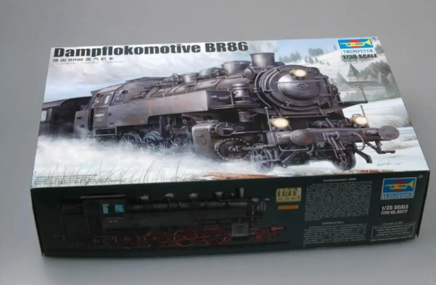 Trumpeter 1/35 00217 Немецкий набор моделей Dampabahomotive BR86