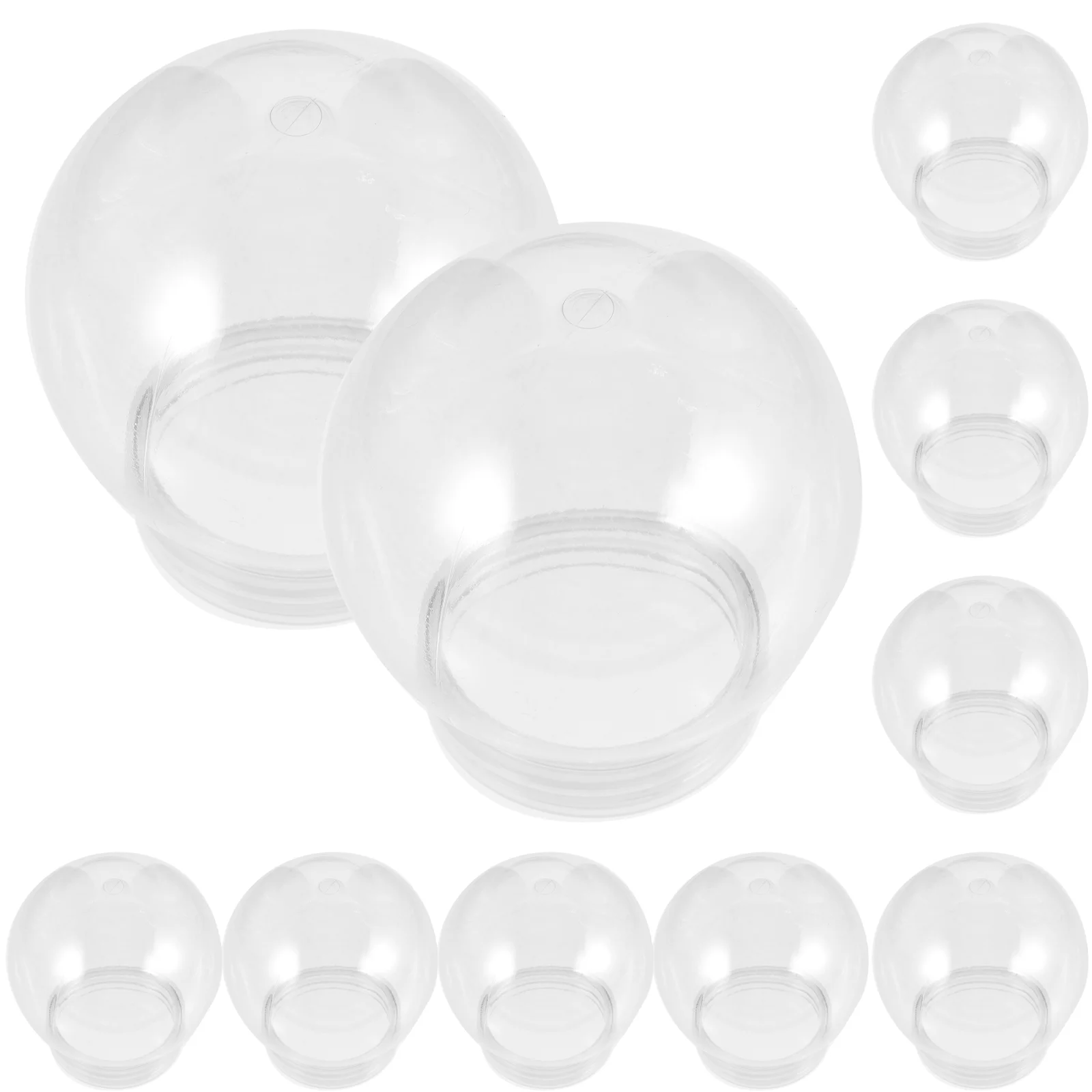 10 шт. DIY прозрачный пластиковый водяной шар снежный с завинчивающейся крышкой