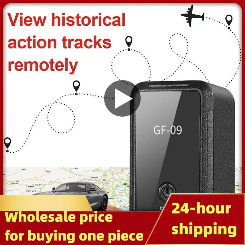 

Mini GF-09 GPS Car Tracker Real Time Tracking Anti-Theft Anti-lost Locator Strong Magnetic Mount SIM Message Positioner