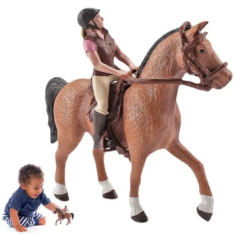 

Игрушки-животные, лошади, безопасная и сильная имитация лошади, модель, прочная и Изысканная модель, ландшафтные декорации, подарки