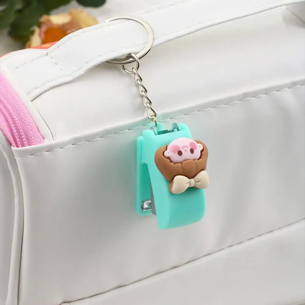 

Excellent Mini Stapler Machine School Supplies Student Stapler Portable Cartoon Cute Pocket Student Stapler Quick Binding