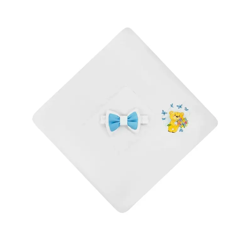 Конверт-одеяло CherryMom принт Bear &amp Blue Butterflies Бязь Деми |
