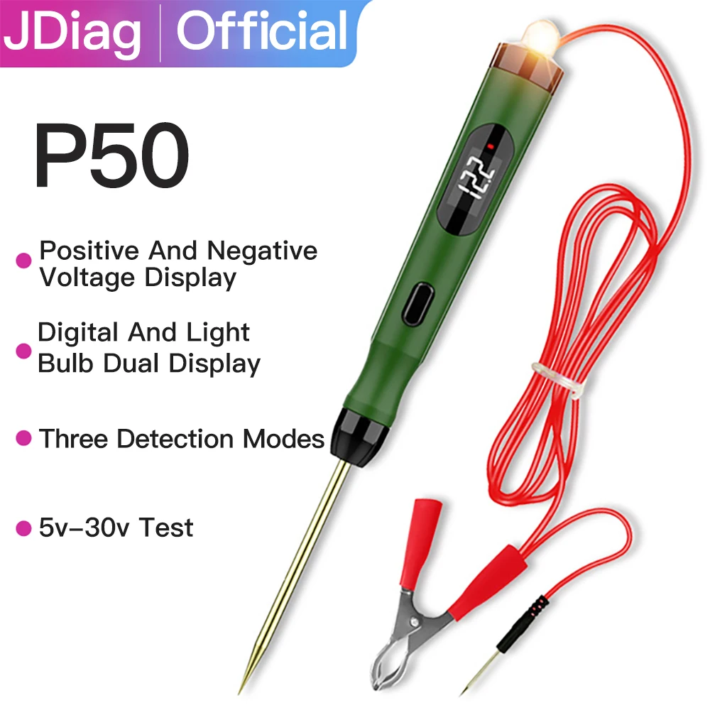 

3 in 1 Car Diagnostic Tools Power Probe Pencil Detector Automotive LCD Digital Electric Voltage Testing Pen
