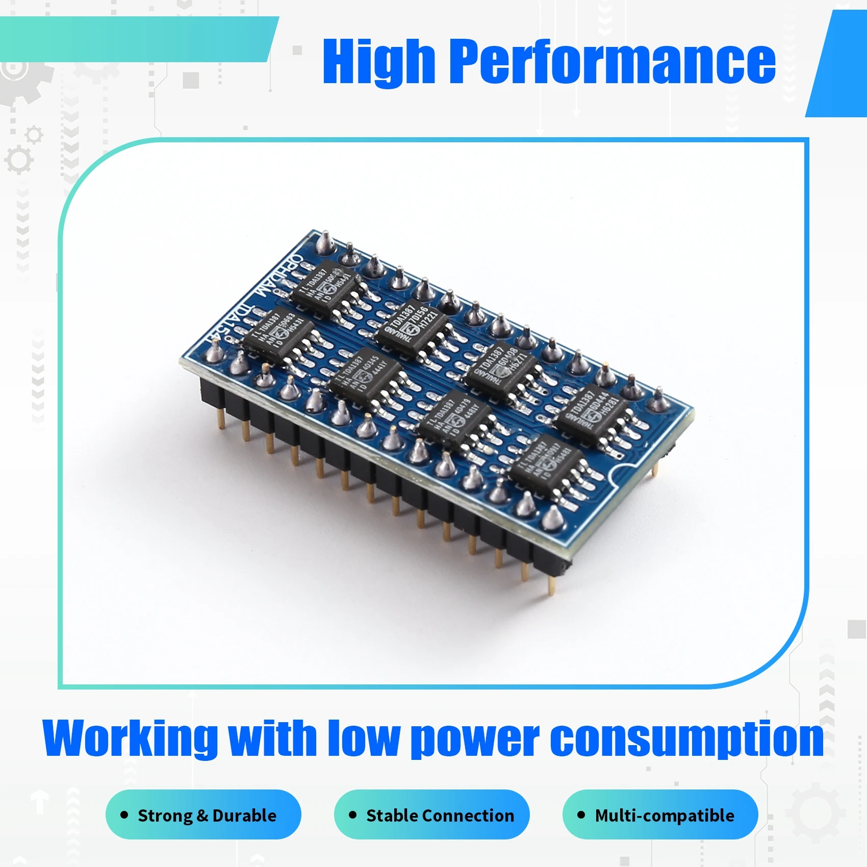 A99E-1PCS TDA1387 8-канальная параллельная замена TDA1541  TDA1541A, классическая декодирующая микросхема для модуля ЦАП, для C (art.: 3920da3e4fbef) - 3920da3e4fbef
