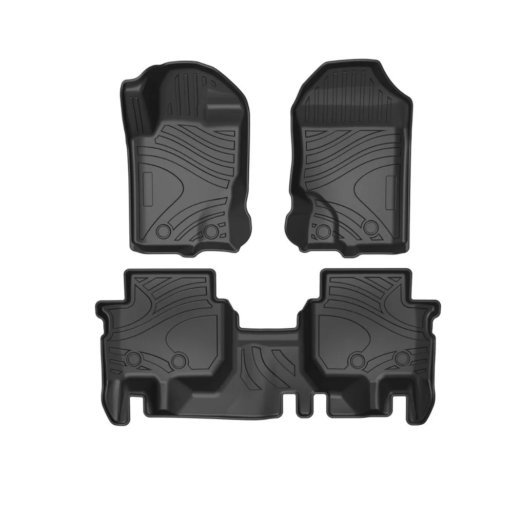 

Car Floor Mats Rugs Pick-up Carpet Floor Liner LHD TPE Car Mat Use For For Ford EVEREST 2015-2021 Auto Interior Accessories