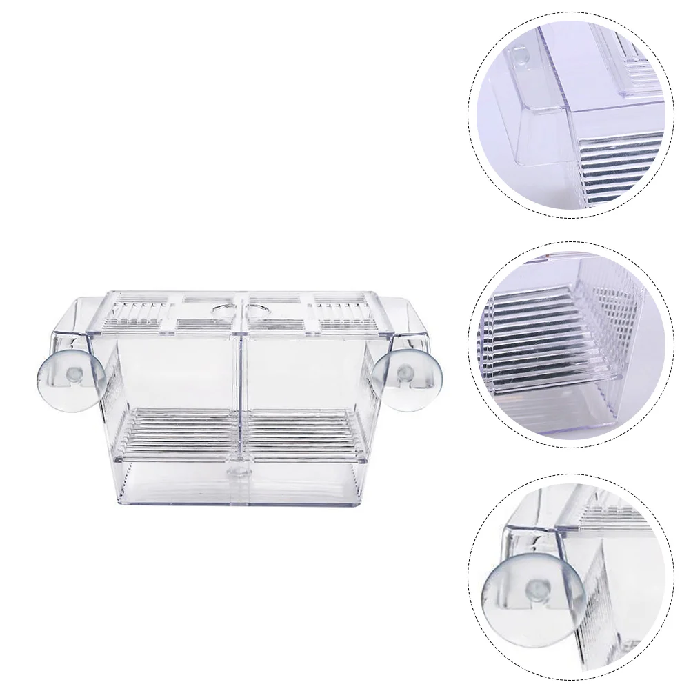 

Box Incubator Incubation Aquarium Shrimp Breeding Hatching Isolation Hatchery Fry Breeder Layer Container Egg Aquariu Baby Tanks