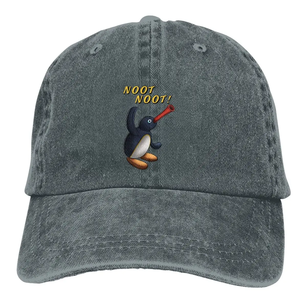 

Промытая Мужская бейсболка Kawaii Trucker, Снэпбэк кепки, шапка для папы, шапка Noot Pingu Pinga, пингвин, ТВ, кепки для гольфа